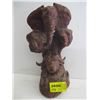 Image 1 : CARVED FIGURINE THE ELEPHANT, LIONS, WATER BUFFALO