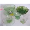 Image 1 : ASST. GLASSWARE, GREEN GLASSWARE, DEPRESSION GLASS, ETC.