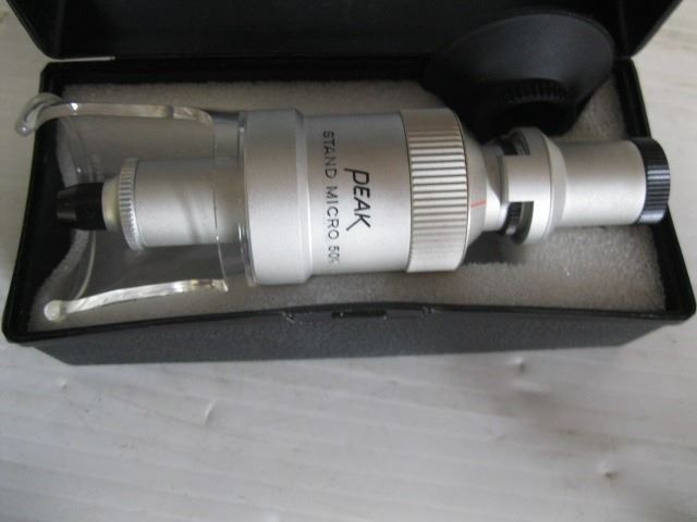 PEAK STAND MICROSCOPE, 50X