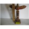 Image 1 : CARVED & PAINTED TOTEM POLE