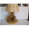 Image 1 : WOODEN CARVED LAMP