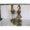 Image 1 : 4 BRASS BIRD FIGURINES