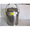 Image 1 : STAINLESS STEEL MILK CAN