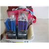 Image 1 : BIN OF MISC. BAGS, NEW ITEMS, MASSAGE BRUSH, ETC.