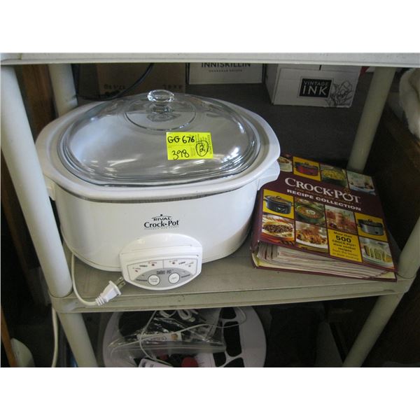 RIVAL CROCKPOT W/BOOK