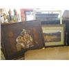 Image 1 : 2 LG. FRAMED PICTURES