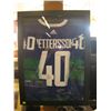 Image 1 : CANUCKS SIGNED FRAMED JERSEY BY PEDERSON W/ORIGINAL BOX,