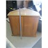 Image 1 : OAK CORNER CABINET
