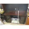 Image 1 : ENTERTAINMENT UNIT W/UPPER HUTCH & LOWER CABINET