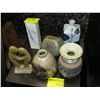 Image 1 : ASST. FIGURINES, VASES, ETC. MOSTLY POTTERY