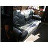 Image 2 : GREEN LEATHER SOFA