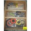 Image 1 : DRAWER OF MISC. TAPE MEASURES, STRINGLINES, ETC.