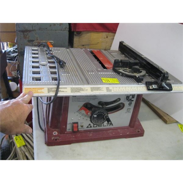 DELTA 10" TABLESAW