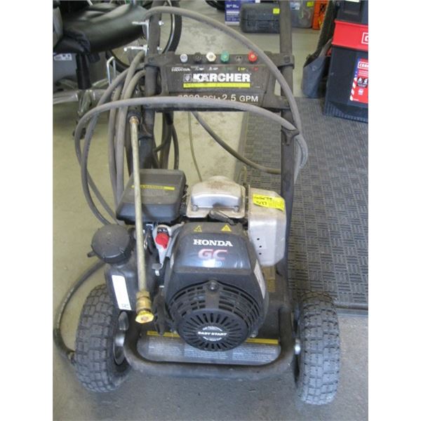 KARCHER 3000PSI GAS PRESSURE WASHER