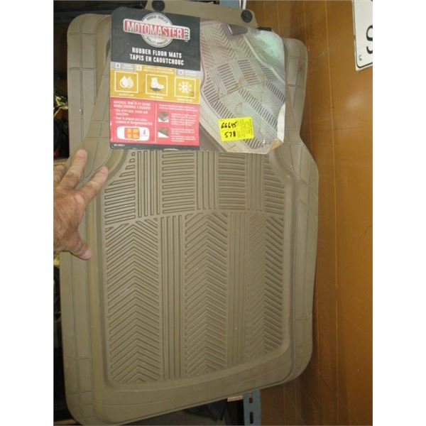 3 RUBBER FLOOR MATS