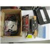 Image 1 : BOX OF MISC. MITER BOX, SCREWS, DC ADAPTER, ETC.