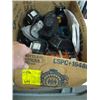 Image 1 : BOX OF MISC. BATTERIES & CHARGERS