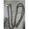 Image 1 : CHAIN W/HOOKS, APPROX. 17'