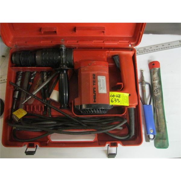 HILTI TE22 W/ASST. BITS