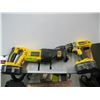 Image 2 : DEWALT 18V CORDLESS TOOLKIT, DRILL, BATTERIES, SAWZALL, ETC., NO CHARGER
