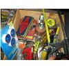 Image 2 : BOX OF MISC. TOOLS, PIPEWRENCH, HACKSAW, FILES, ETC.