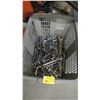 Image 1 : BASKET OF ASST. WRENCHES & SOCKETS