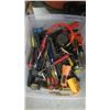 Image 2 : PLASTIC BIN OF MISC. ALLEN KEYS, ELECTRICAL TESTERS, ETC.