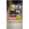 Image 1 : BOX OF MISC. ROUTER BITS, DRILLBITS, ETC.