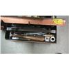 Image 1 : TOOLBOX W/ASST CONTENTS, SOCKETS, HAMMERS, WRENCHES, ETC.