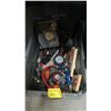 Image 1 : BIN W/MISC. ELECTRIC TIMER, ASST. TOOLS, RAT TRAPS, ETC.