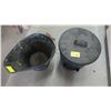 Image 1 : METAL ASH PAIL, NO SHOVEL, & A COAL SKUTTLE