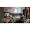 Image 2 : BOX OF MISC. TAPE, ROPE, RAT POISON, ETC.
