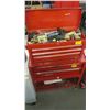Image 1 : RED TOOLBOX W/ASST. TOOLS, WRENCHES, ETC.