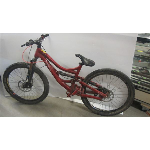 SPECIALIZED DOWNHILL MOUNTAIN BIKE, BROKEN BRAKE LEVER