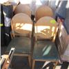 Image 1 : 4 WOODEN ANTIQUE CHAIRS