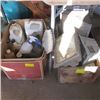 Image 1 : BOX OF ASST. SPOTLIGHTS & BOX OF MISC. OILS, ETC.