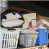Image 1 : LG. LOT OF MISC. BEDDING SHEETS, PILLOWS, ETC.