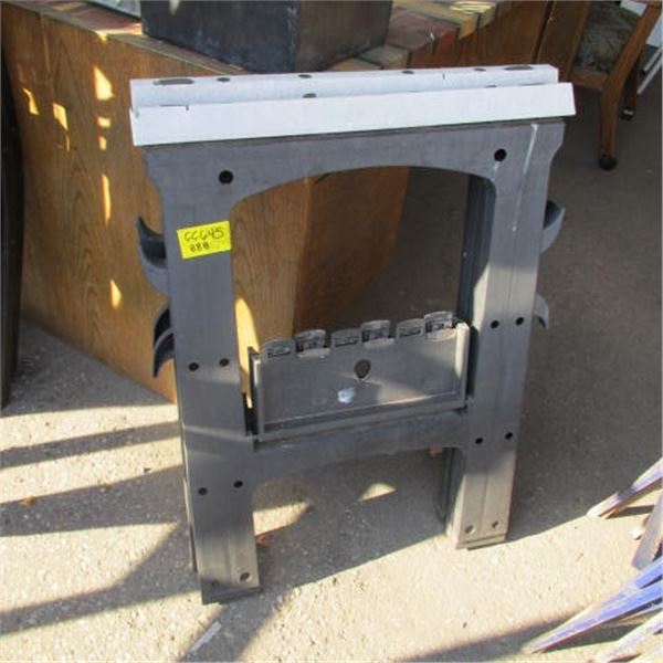 PAIR OF PLASTIC SAWHORSES