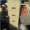 Image 1 : 4 DRAWER LEGAL FILING CABINET, LOCKED, NO KEY