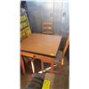 Image 1 : SM DINETTE TABLE W/3 LADDERBACK CHAIRS