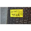 Image 2 : FOLDING LOUNGE CHAIR, WICKER LOOK