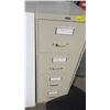 Image 1 : 4 DRAWER LEGAL FILING CABINET
