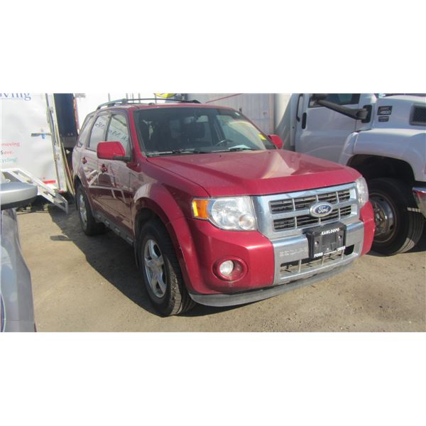 2010 FORD ESCAPE, LTD., VIN 1FMCU9EG5AKB16453, 197,523KMs