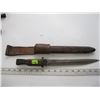 Image 1 : BAYONET WITH LEATHER SHEATH