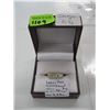 Image 2 : LADIES 14KT CUSTOM DIAMOND RING - .51 CT (+ 2 x .11) = .73 TCW w/A - $4,330. - SZ 5 1/4