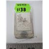 Image 1 : 1 TROY OZ. NATIONAL SILVER (99.9%) BAR - TAX EXEMPT