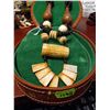 Image 2 : IVORY & BONE NECKLACE FROM TIBET