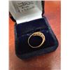 Image 2 : LADIES 10K GOLD RING W/DIAMONDS SZ 6.5