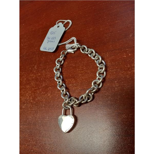 CHUNKY .925 SILVER BRACELET, 34.285 G