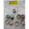 Image 1 : ASST. SILVER & COSTUME RINGS
